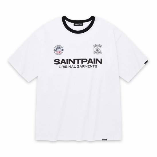 SAINTPAIN | SP SAINT CLUB T-SHIRTS / WHITE