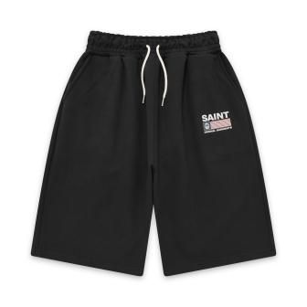 SAINTPAIN | SP PEACE CLUB SWEAT SHORTS / BLACK