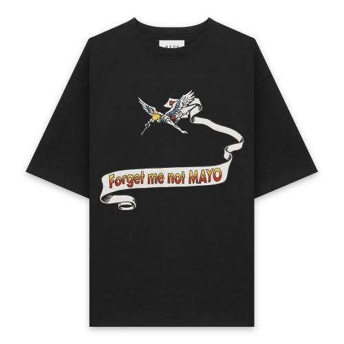 MAYO | DEVIL ANGEL EMBROIDERY SHORT SLEEVE TEE / BLACK