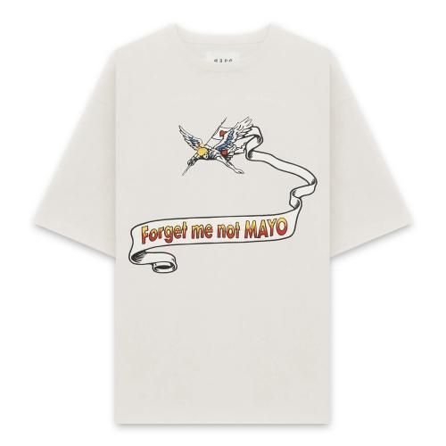 MAYO | DEVIL ANGEL EMBROIDERY SHORT SLEEVE TEE / WHITE