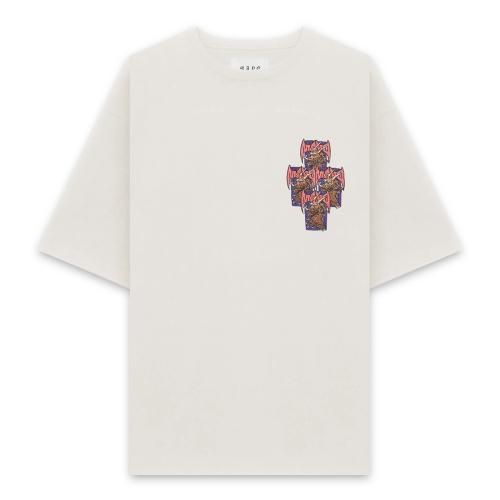 MAYO | MAYO DRAGON EMBROIDERY SHORT SLEEVE TEE / WHITE