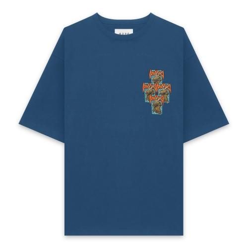 MAYO | MAYO DRAGON EMBROIDERY SHORT SLEEVE TEE / NAVY