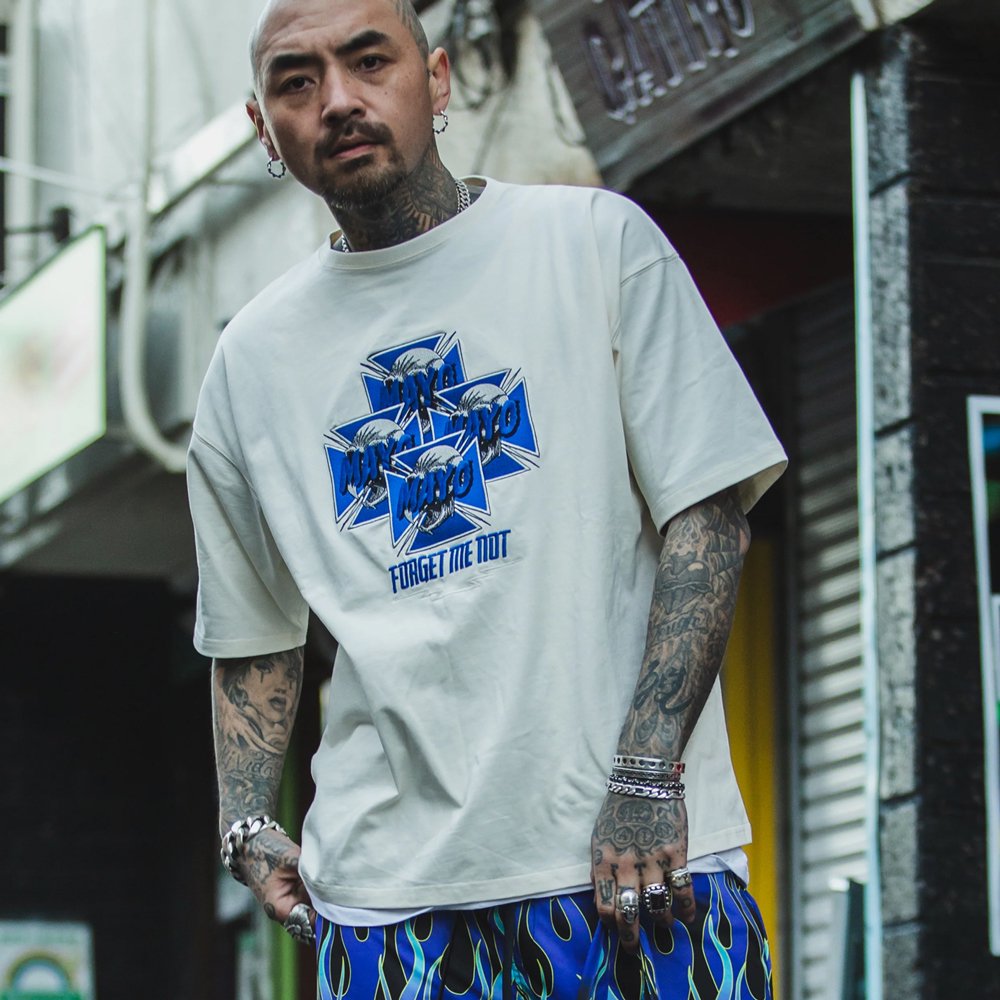 MAYO(メイヨー) 商品ページ - MAYO HAWK EMBROIDERY SHORT