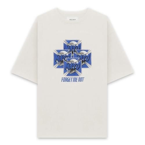 MAYO | MAYO HAWK EMBROIDERY SHORT SLEEVE TEE / WHITE