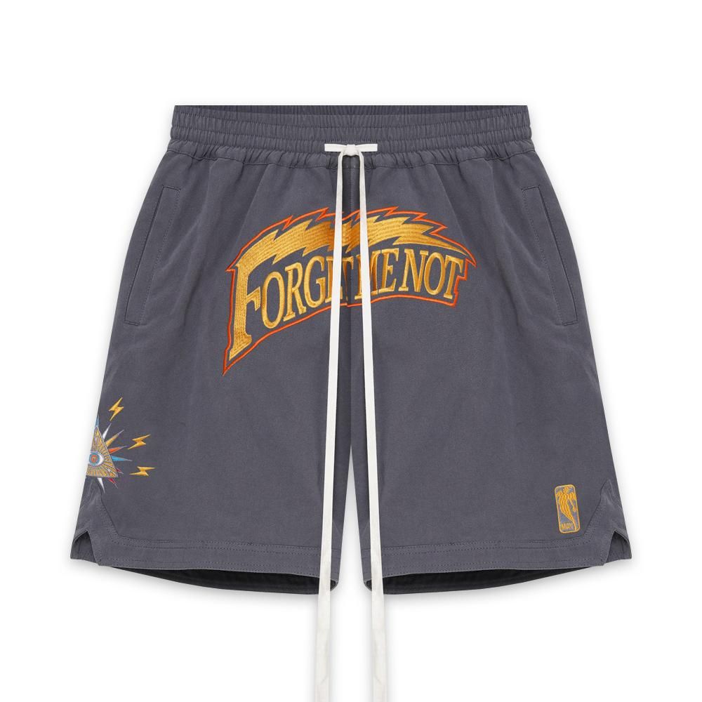 MAYO | FORGET ME NOT THUNDER EMBROIDERY SHORTS / NAVY