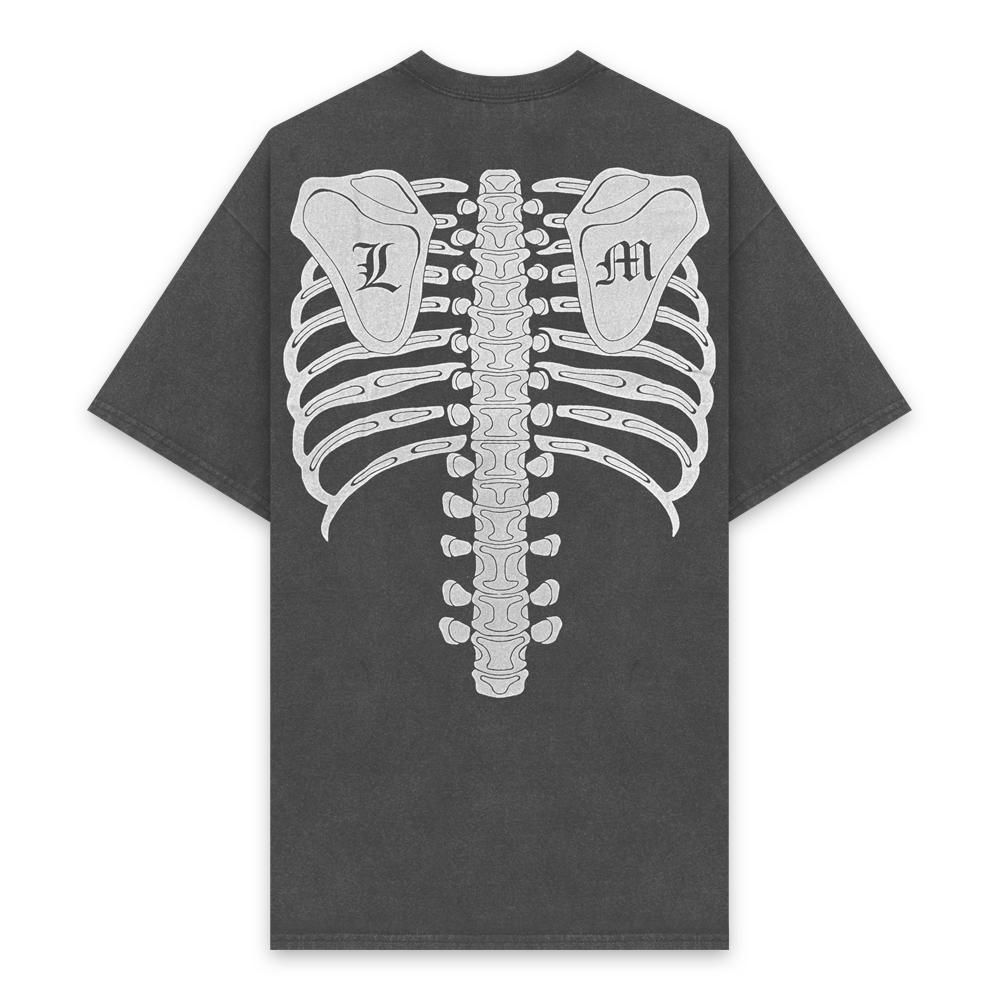 MAYO | LP BONE SHORT SLEEVE TEE / CHARCOAL