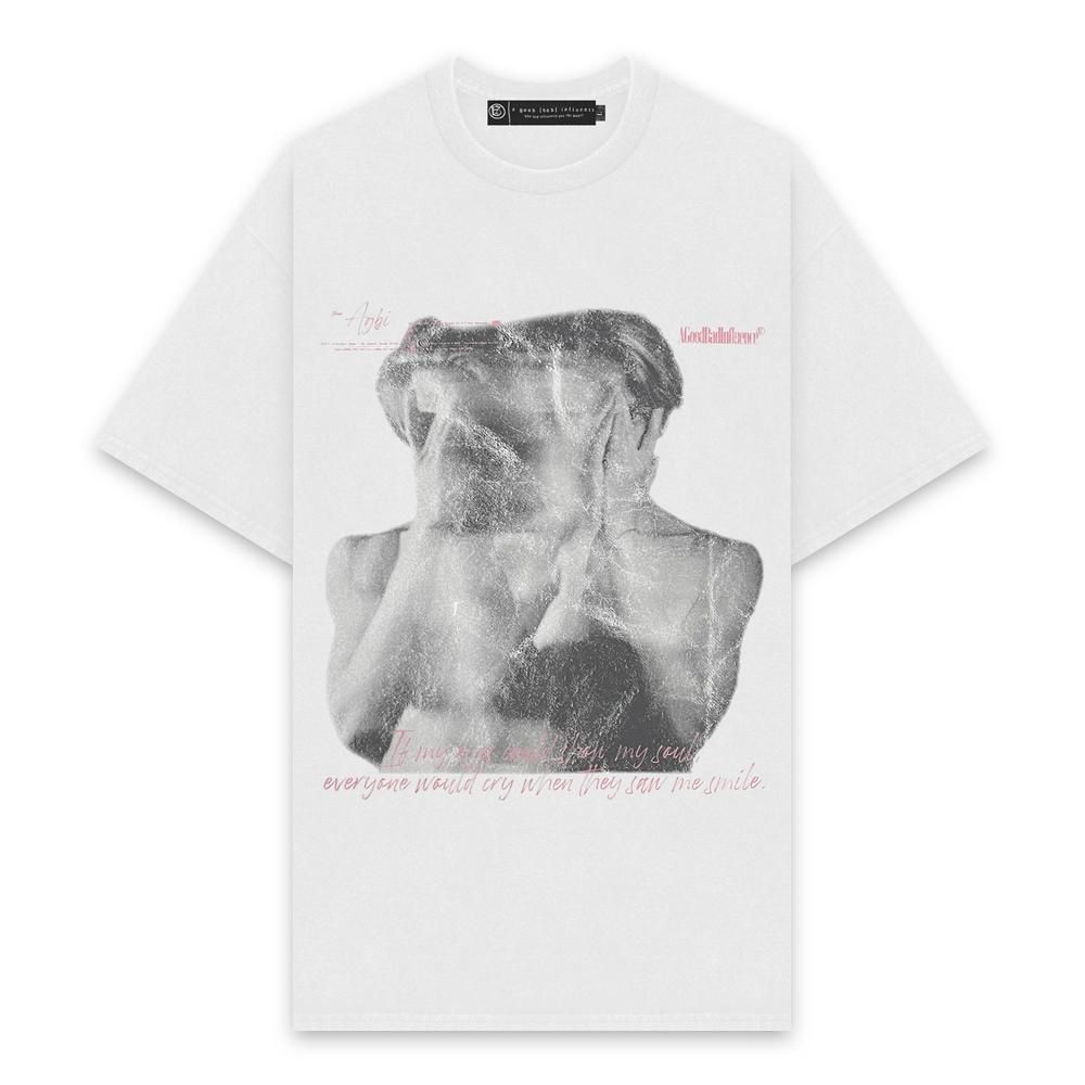 A GOOD BAD INFLUENCE | PEEP WASHED T-SHIRT / WHITE