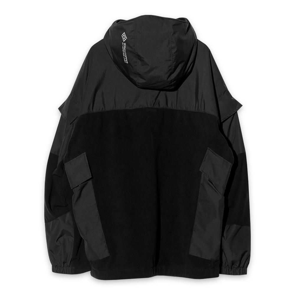 D-VEC X ALMOSTBLACK | WINDSTOPPER BY GORE-TEX LABS 2L POLARTEC JACKET / BLACK