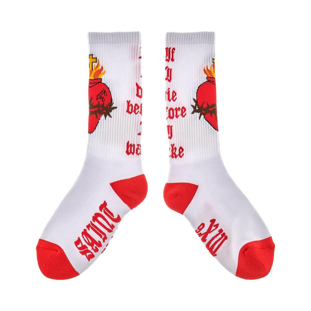 SAINT MXXXXXX | SOCKS HEART / WHITE