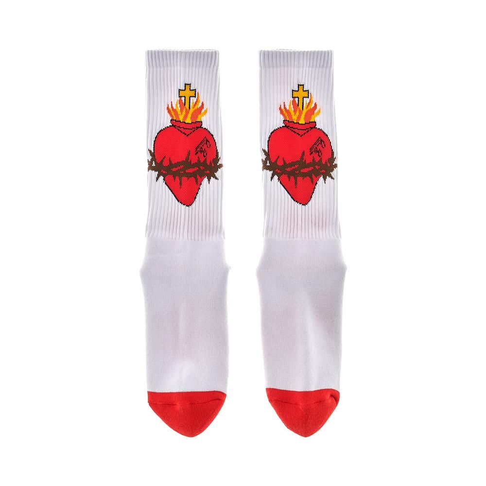 SAINT MXXXXXX | SOCKS HEART / WHITE