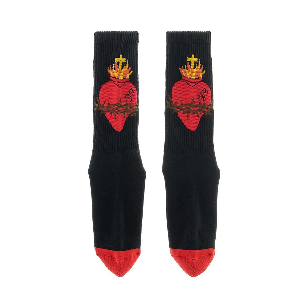 SAINT MXXXXXX | SOCKS HEART / BLACK