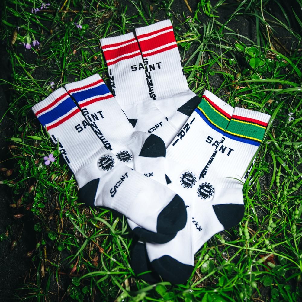 SAINT MXXXXXX | SOCKS USA / WHITE