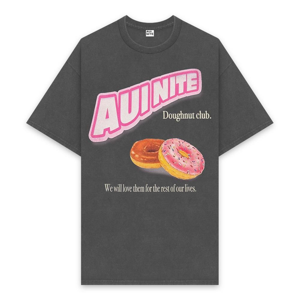 AUI NITE | DOUGHNUT CLUB TEE / BLACK