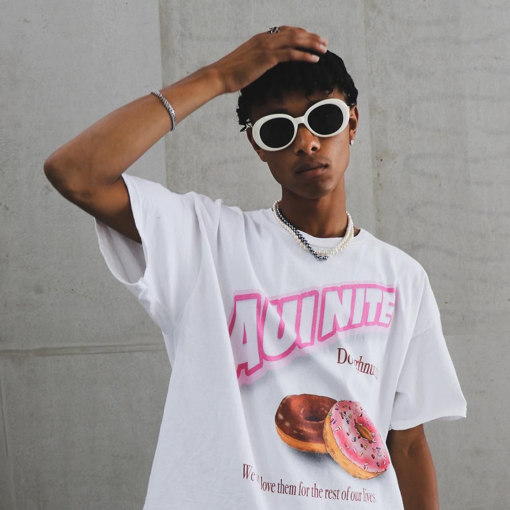 AUI NITE | DOUGHNUT CLUB TEE / WHITE