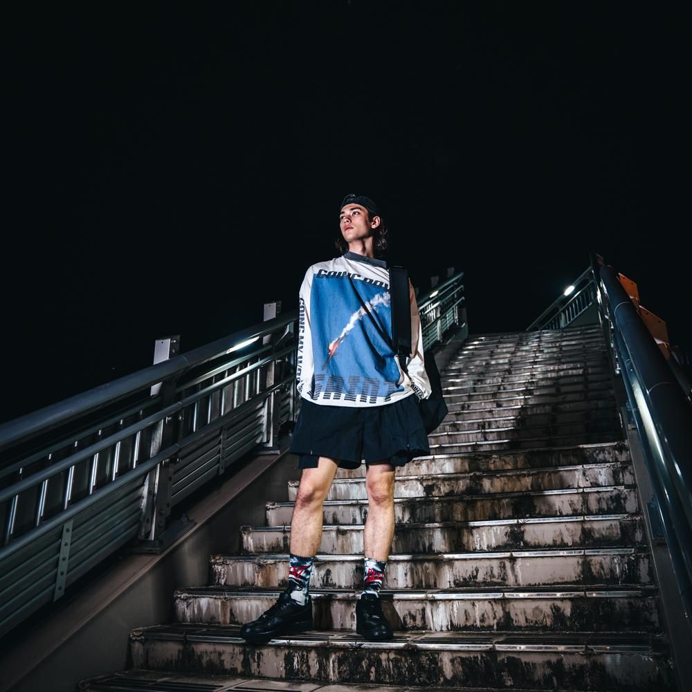 SAINT MXXXXXX(セントマイケル) 商品ページ - LS TEE GOING / WHITE SAINT MXXXXXX(セントマイケル) 商品ページ - LS TEE GOING / WHITE