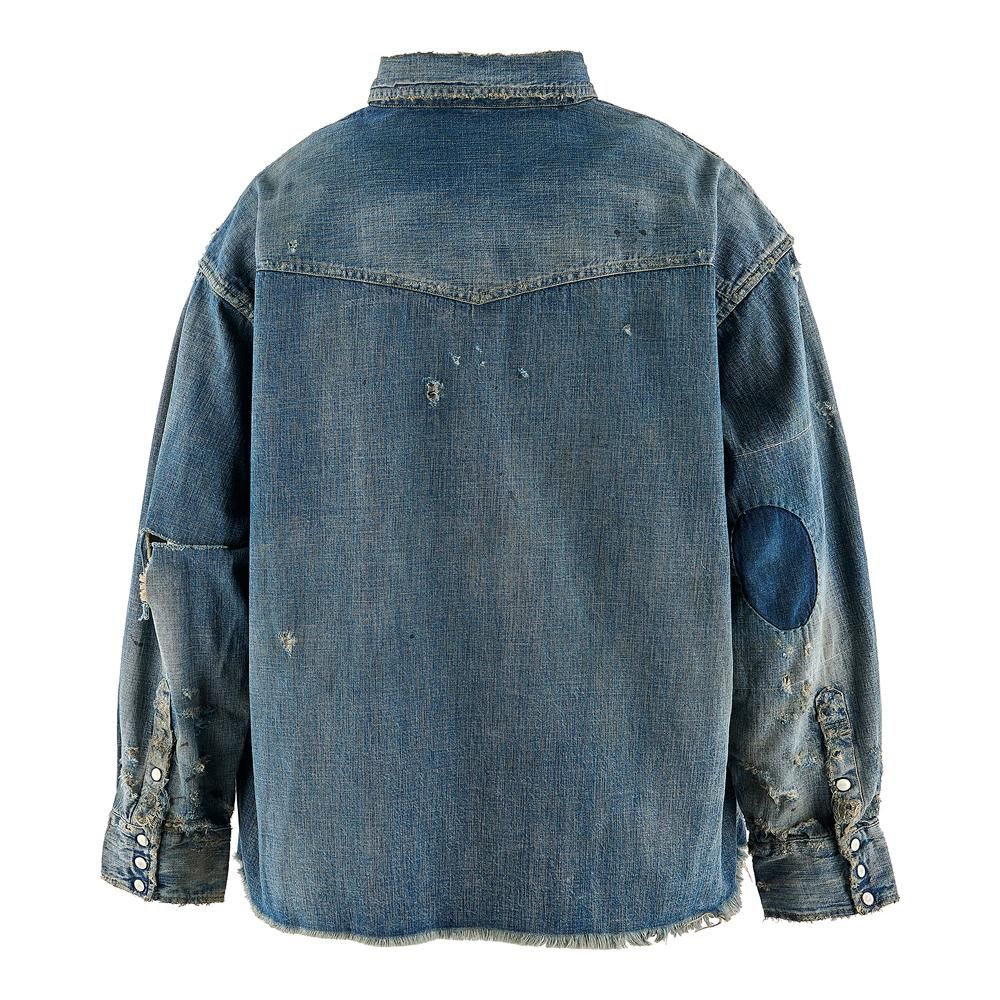 SAINT MXXXXXX | DENIM SHIRT DENIM / BLUE