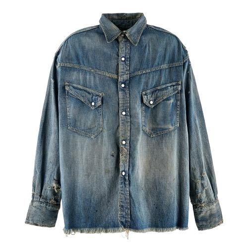 SAINT MXXXXXX | DENIM SHIRT DENIM / BLUE