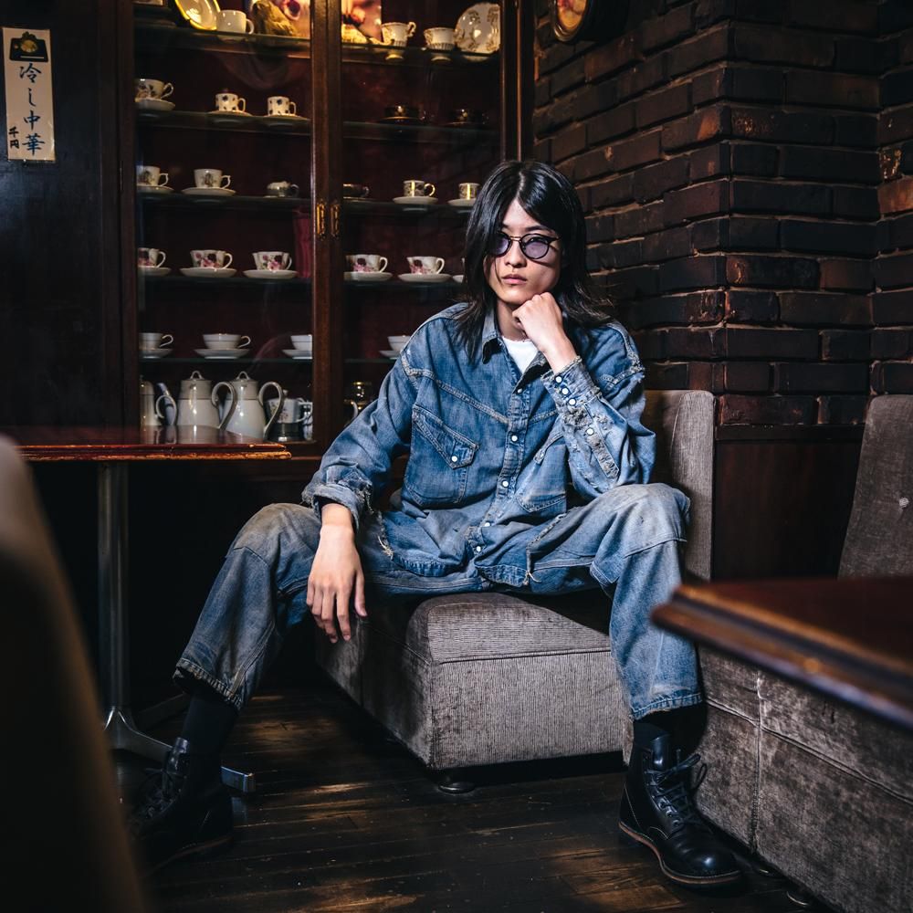 SAINT MXXXXXX | DENIM PANTS PAINTER PANTS / BLUE