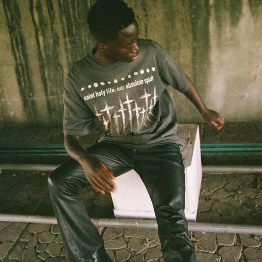 SAINT MXXXXXX(セントマイケル) 商品ページ - FS SS TEE GOD / BLACK SAINT MXXXXXX(セントマイケル) 商品ページ - FS SS TEE GOD / BLACK