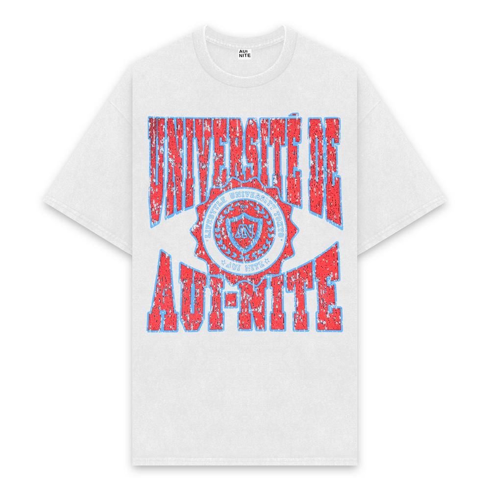 AUI NITE | UNIVERSITE LOGO TEE / WHITE