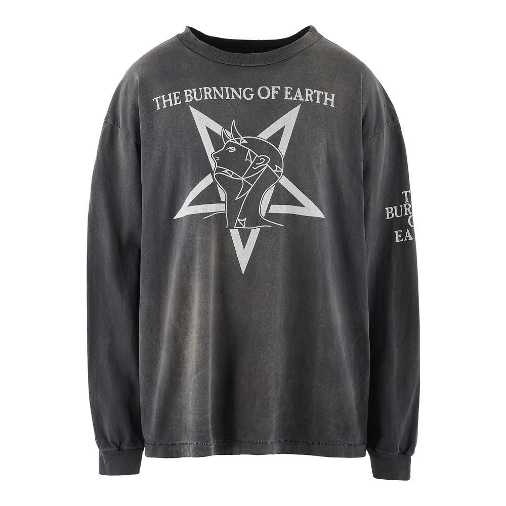 SAINT MXXXXXX | LS TEE BURN OF EARTH / BLACK