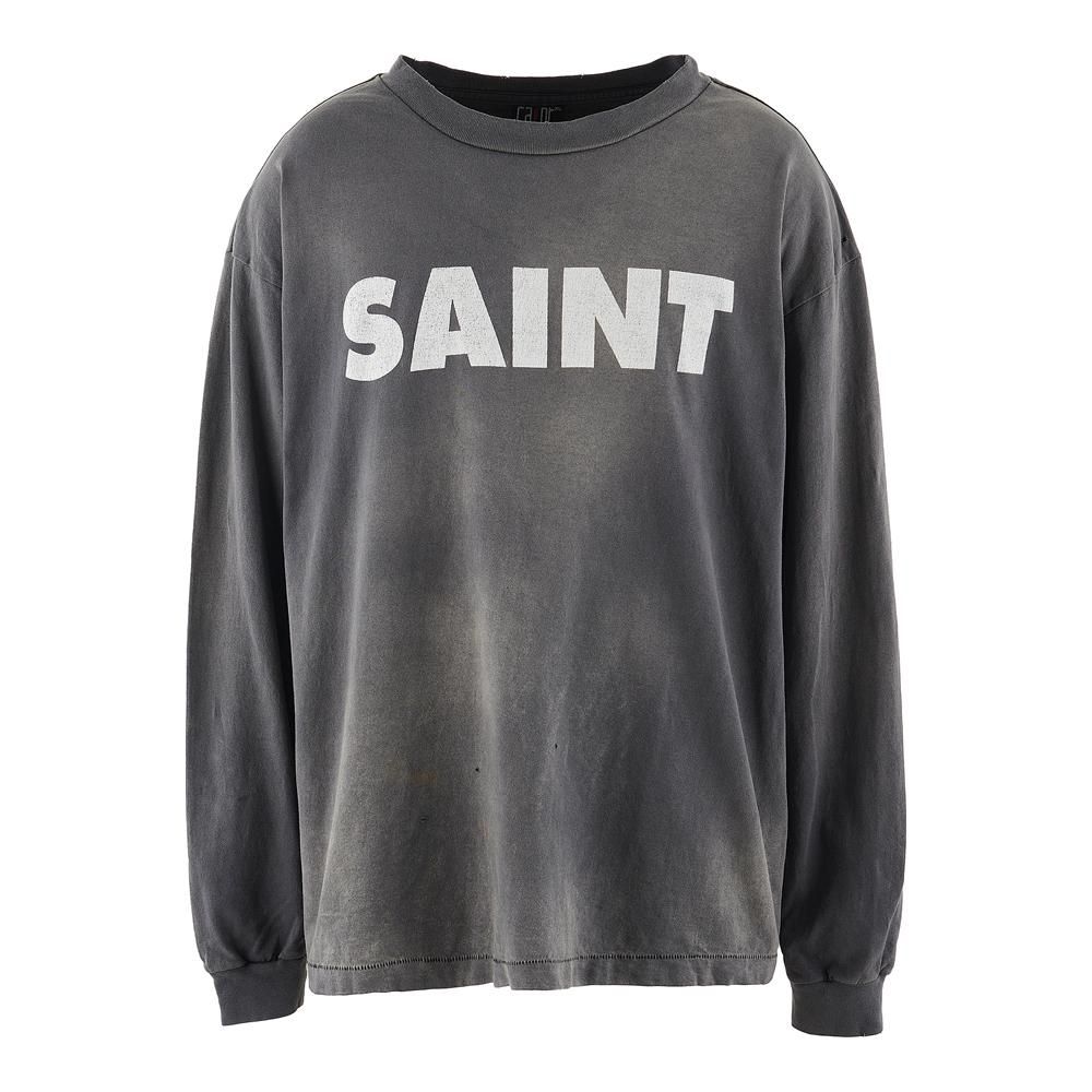 SAINT MXXXXXX(セントマイケル) 商品ページ - LS TEE SNT / BLACK SAINT MXXXXXX(セントマイケル) 商品ページ - LS TEE SNT / BLACK