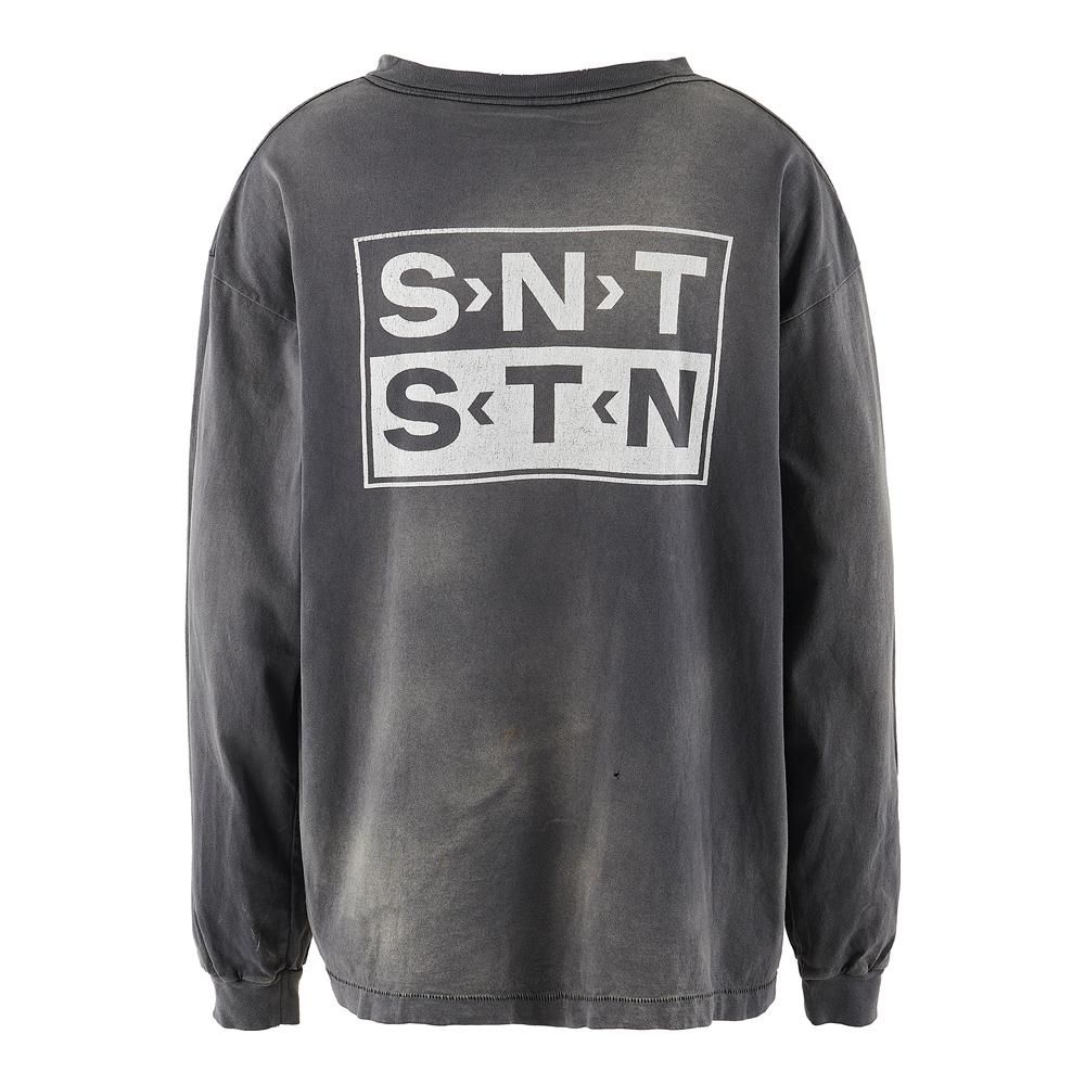 SAINT MXXXXXX(セントマイケル) 商品ページ - LS TEE SNT / BLACK SAINT MXXXXXX(セントマイケル) 商品ページ - LS TEE SNT / BLACK