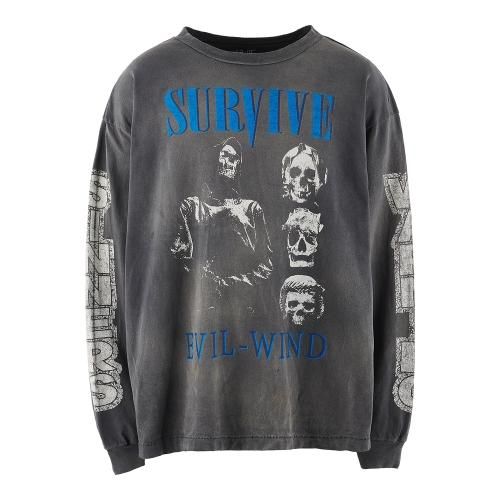 SAINT MXXXXXX | LS TEE SURVIVE / BLACK