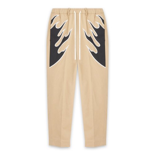 MAYO | FIRE EMBROIDERY CHINO PANTS / BEIGE