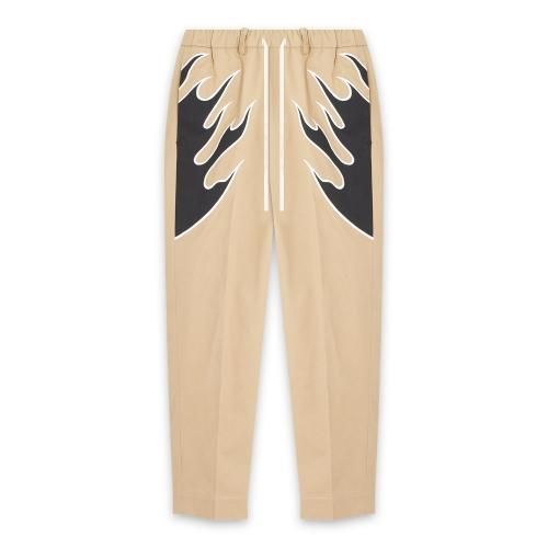 MAYO | FIRE EMBROIDERY CHINO PANTS / BEIGE