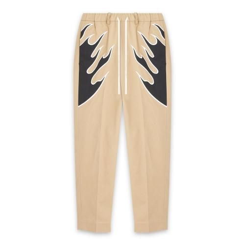 MAYO | FIRE EMBROIDERY CHINO PANTS / BEIGE