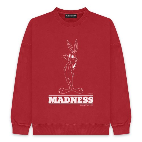 BLACK VINTAGE | MAYO VINTAGE SWEAT SHIRTS(10.0oz) / DEEP RED