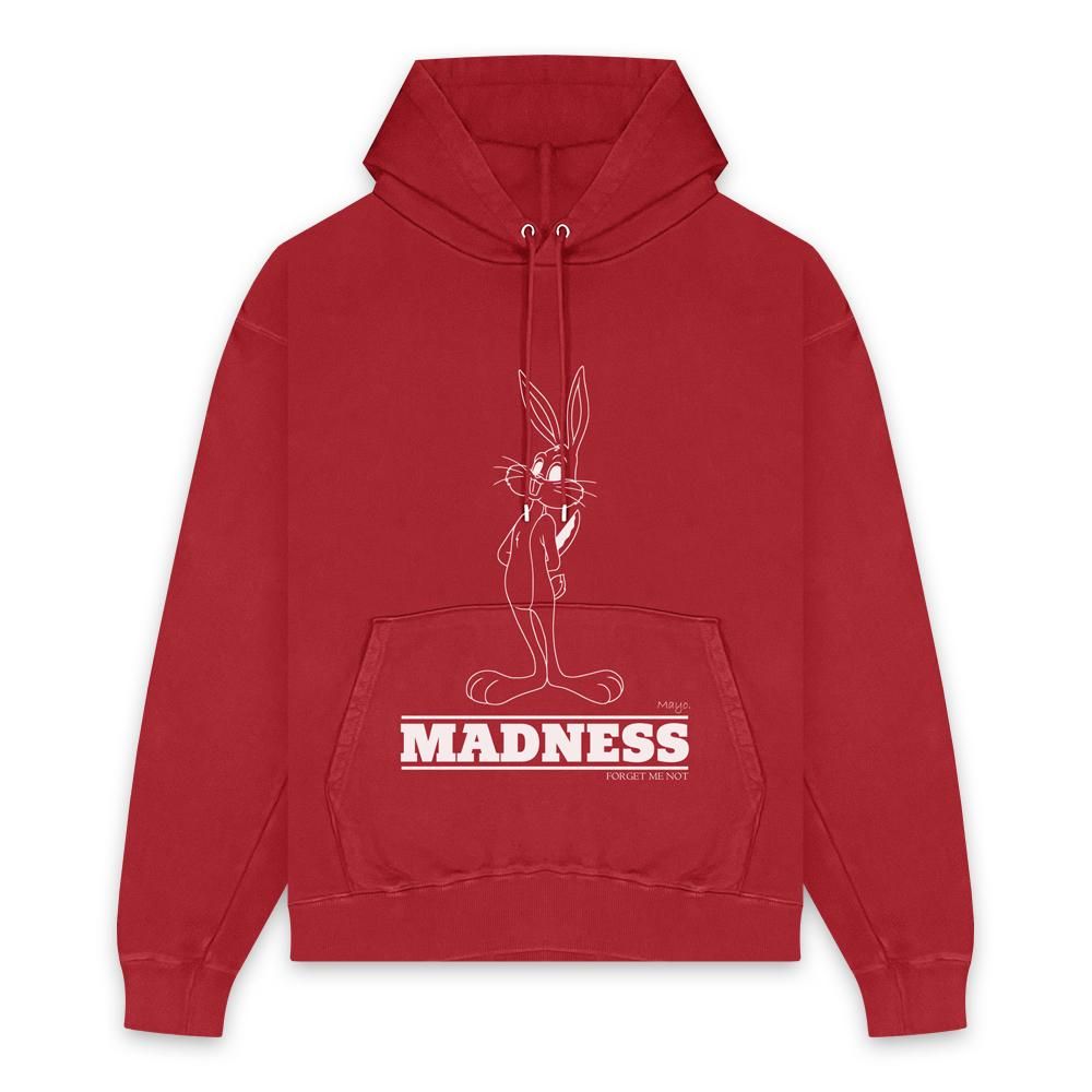 BLACK VINTAGE | MAYO VINTAGE PULLOVER HOODIE(10.0oz) / DEEP RED