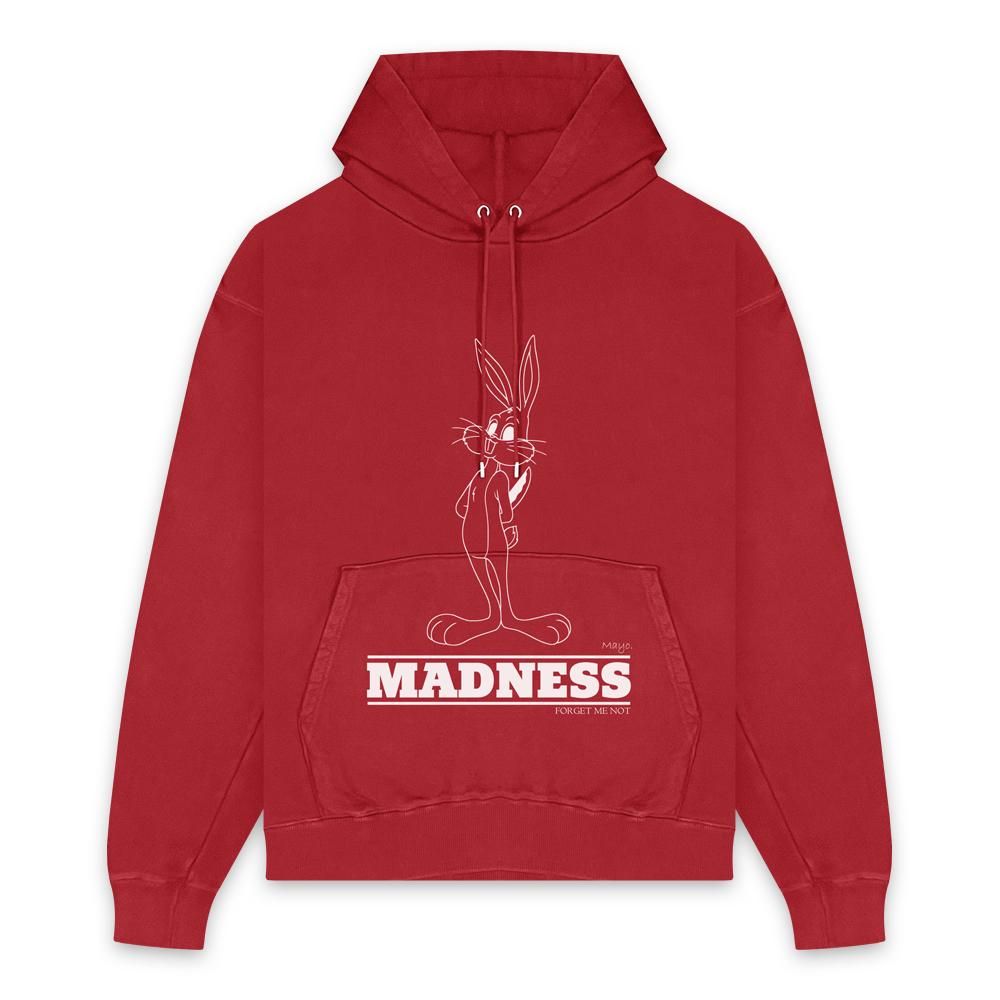 BLACK VINTAGE | MAYO VINTAGE PULLOVER HOODIE(10.0oz) / DEEP RED