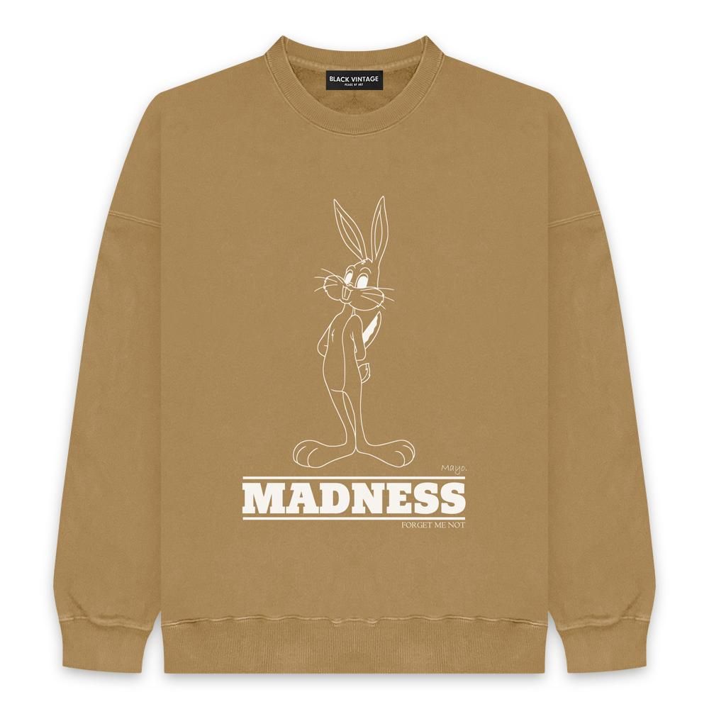 BLACK VINTAGE | MAYO VINTAGE SWEAT SHIRTS(10.0oz) / BEIGE