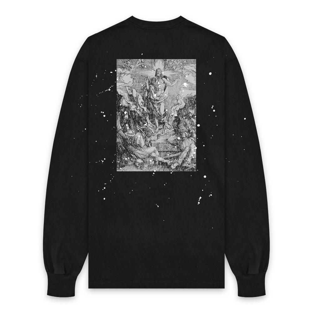 SOMEIT | RE VINTGE L/S TEE / BLACK