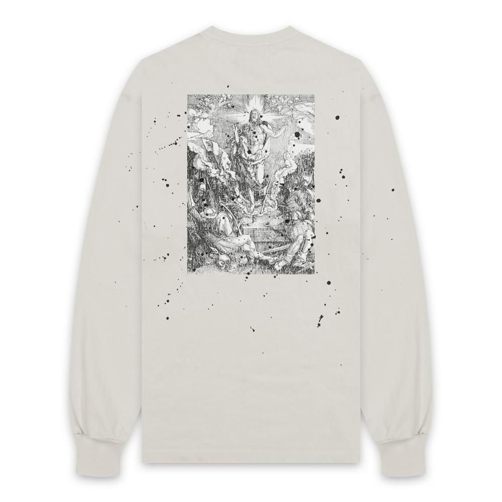 SOMEIT | RE VINTGE L/S TEE / WHITE