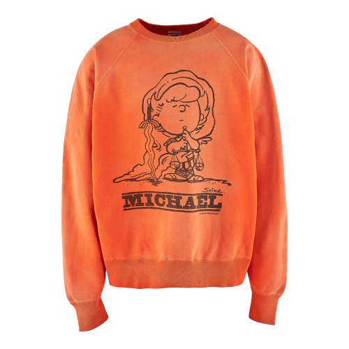 SAINT MXXXXXX | CREW NECK SWEAT SHIRT MICHAEL / ORANGE