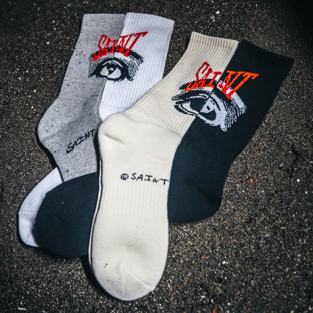 SAINT MXXXXXX | SOCKS EYES / WHITE