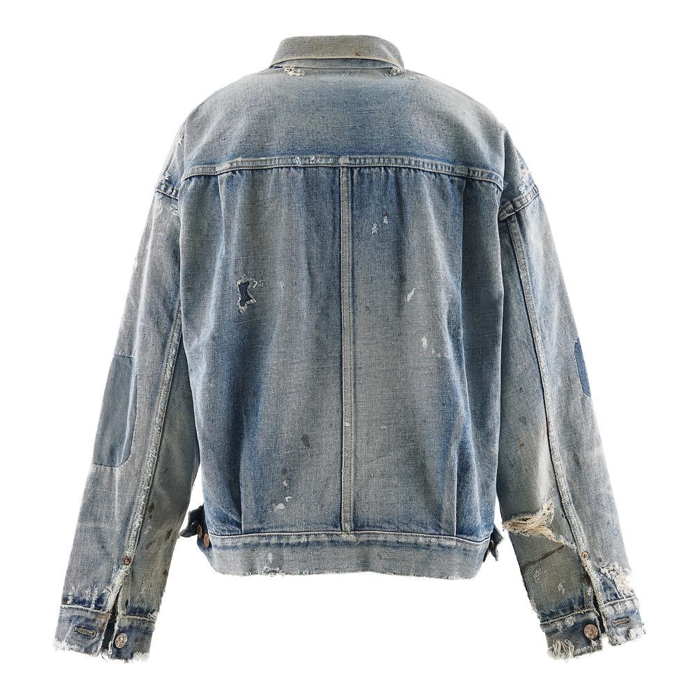 SAINT MXXXXXX | BJ DENIM JKT DAMAGE / BLUE