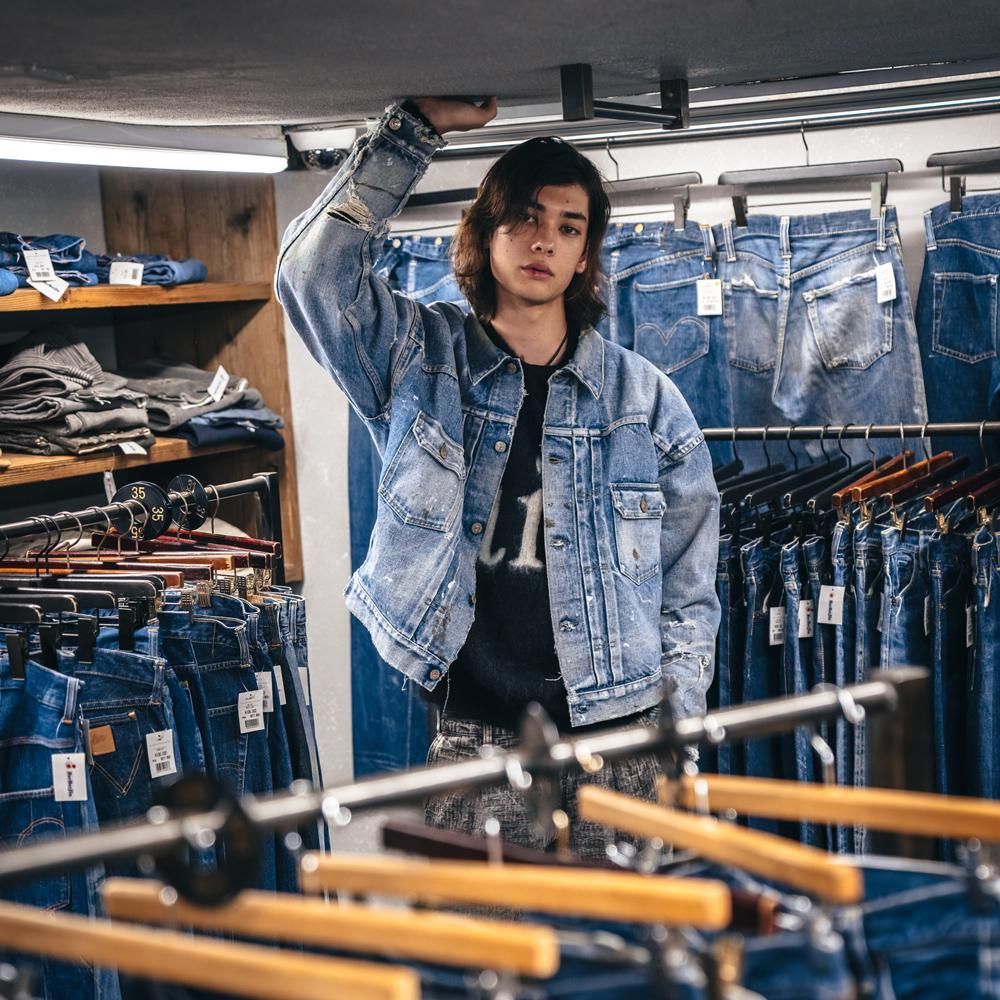 SAINT MXXXXXX | BJ DENIM JKT DAMAGE / BLUE