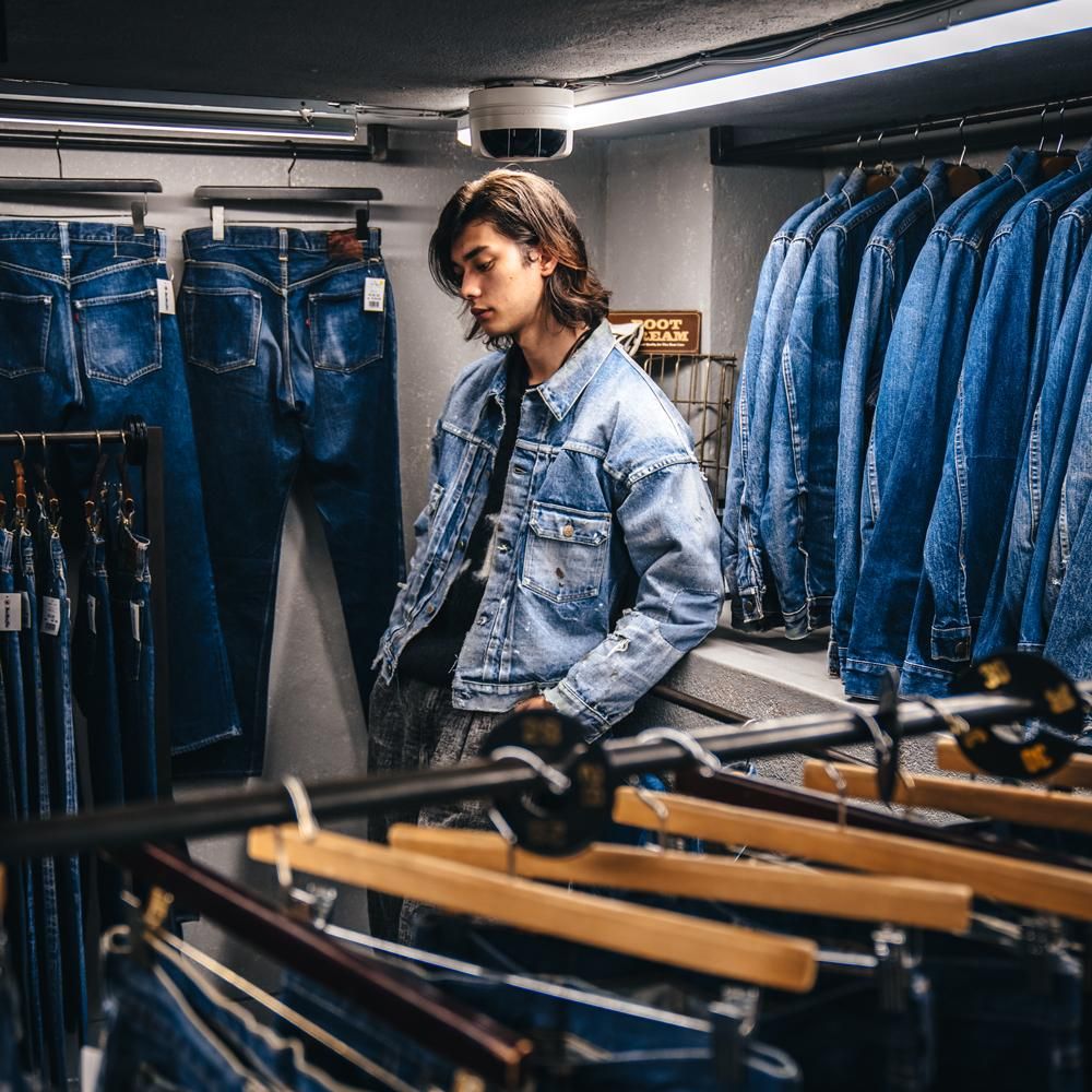 SAINT MXXXXXX | BJ DENIM JKT DAMAGE / BLUE