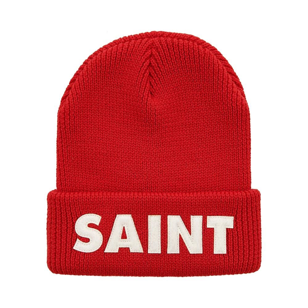 SAINT MXXXXXX | KNIT CAP SAINT / RED