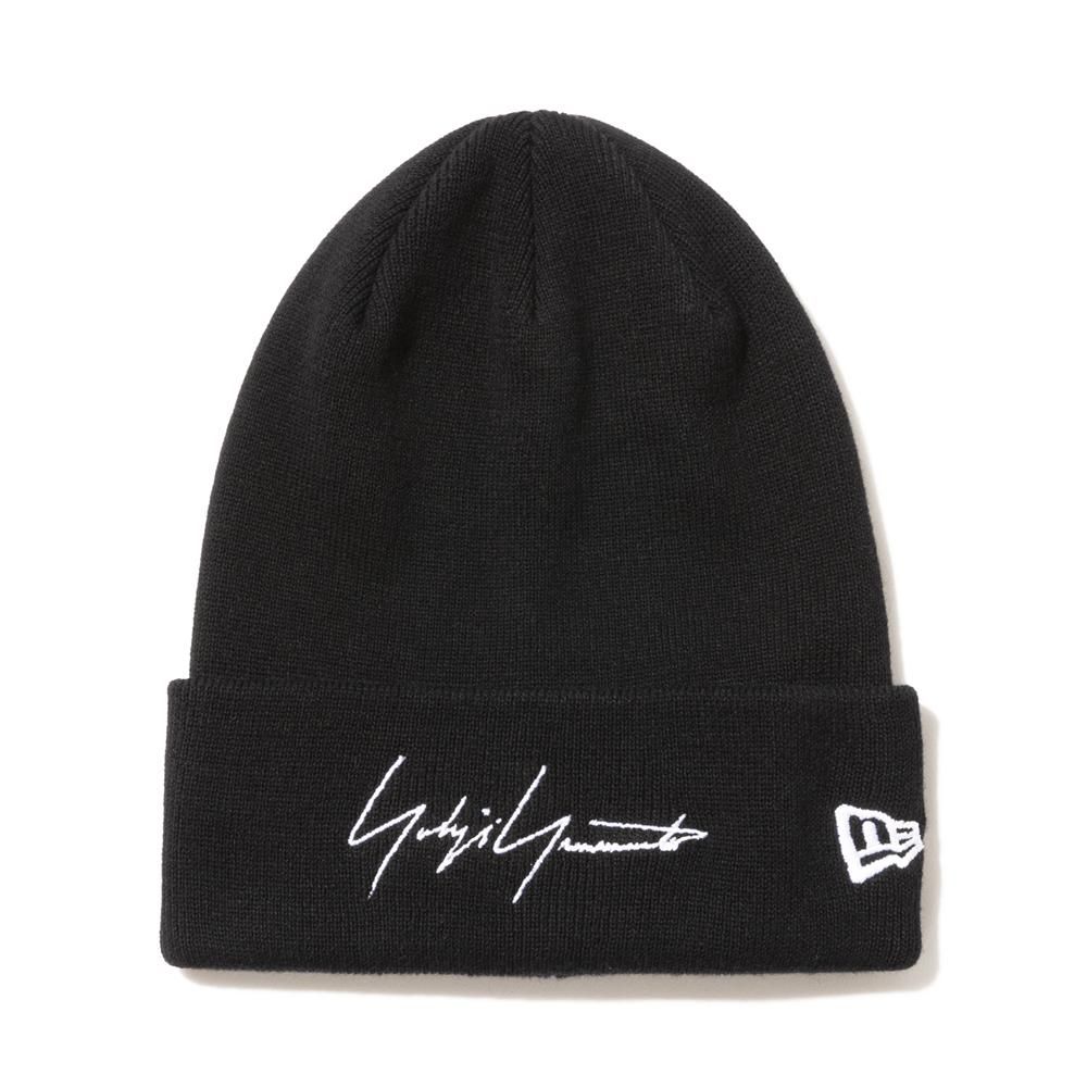 YOHJI YAMAMOTO X NEW ERA | BASIC CUFF KNIT YY LOGO / BLACK