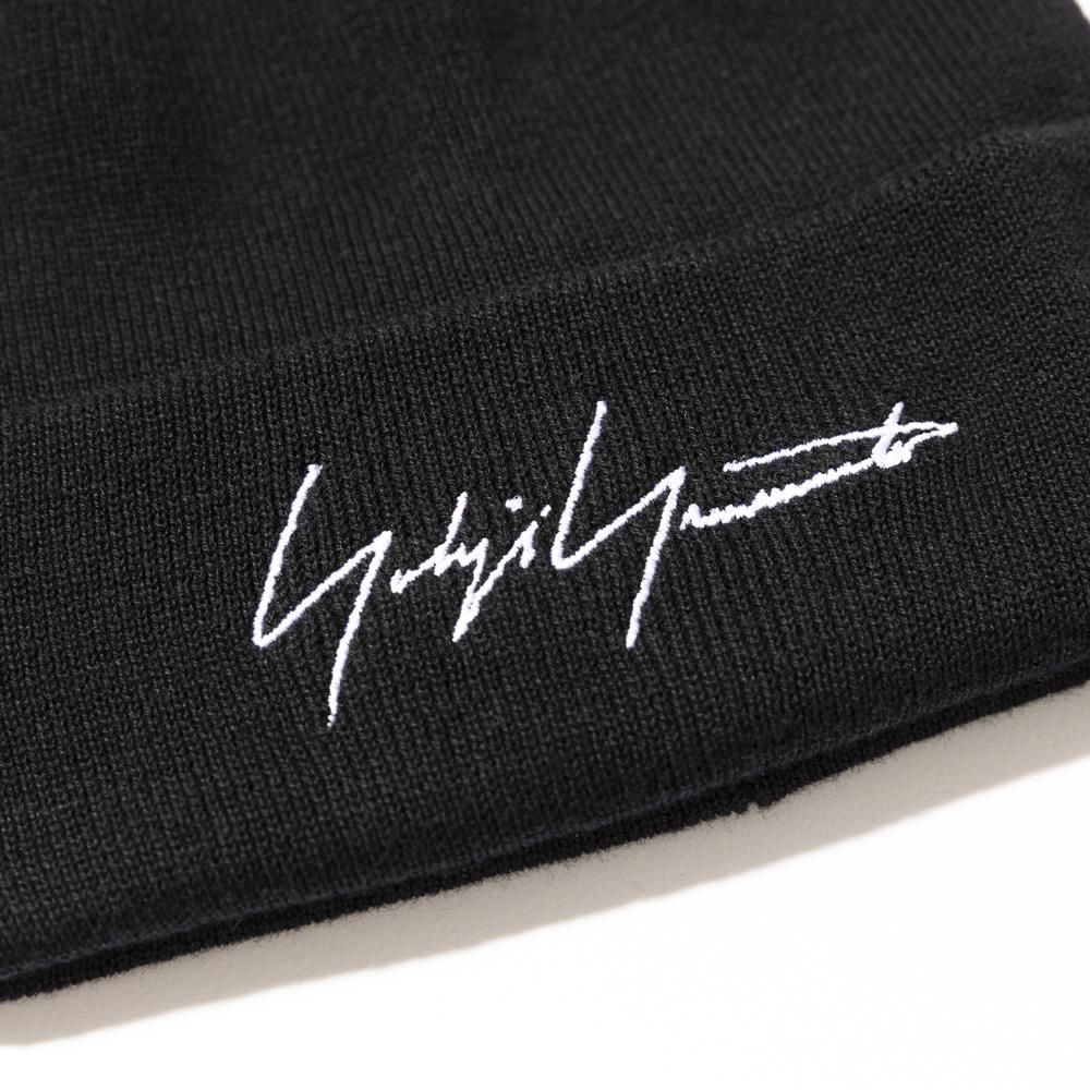 YOHJI YAMAMOTO X NEW ERA | BASIC CUFF KNIT YY LOGO / BLACK