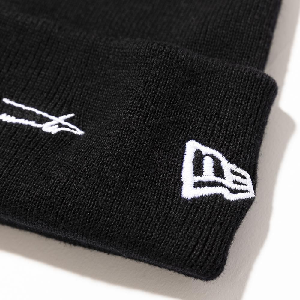 YOHJI YAMAMOTO X NEW ERA | BASIC CUFF KNIT YY LOGO / BLACK