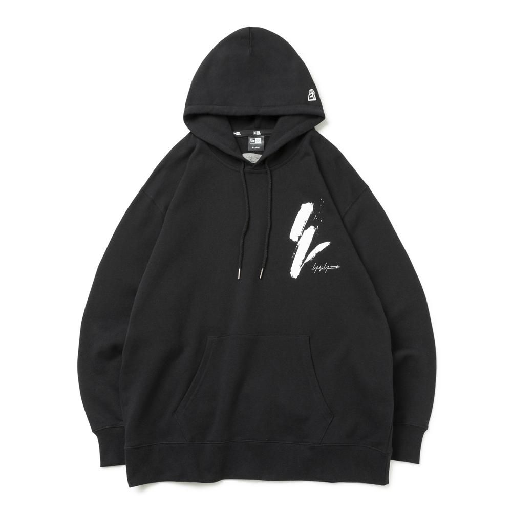 YOHJI YAMAMOTO X NEW ERA | OVERSIZED SWEAT PULLOVER HOODIE YY LOGO / BLACK