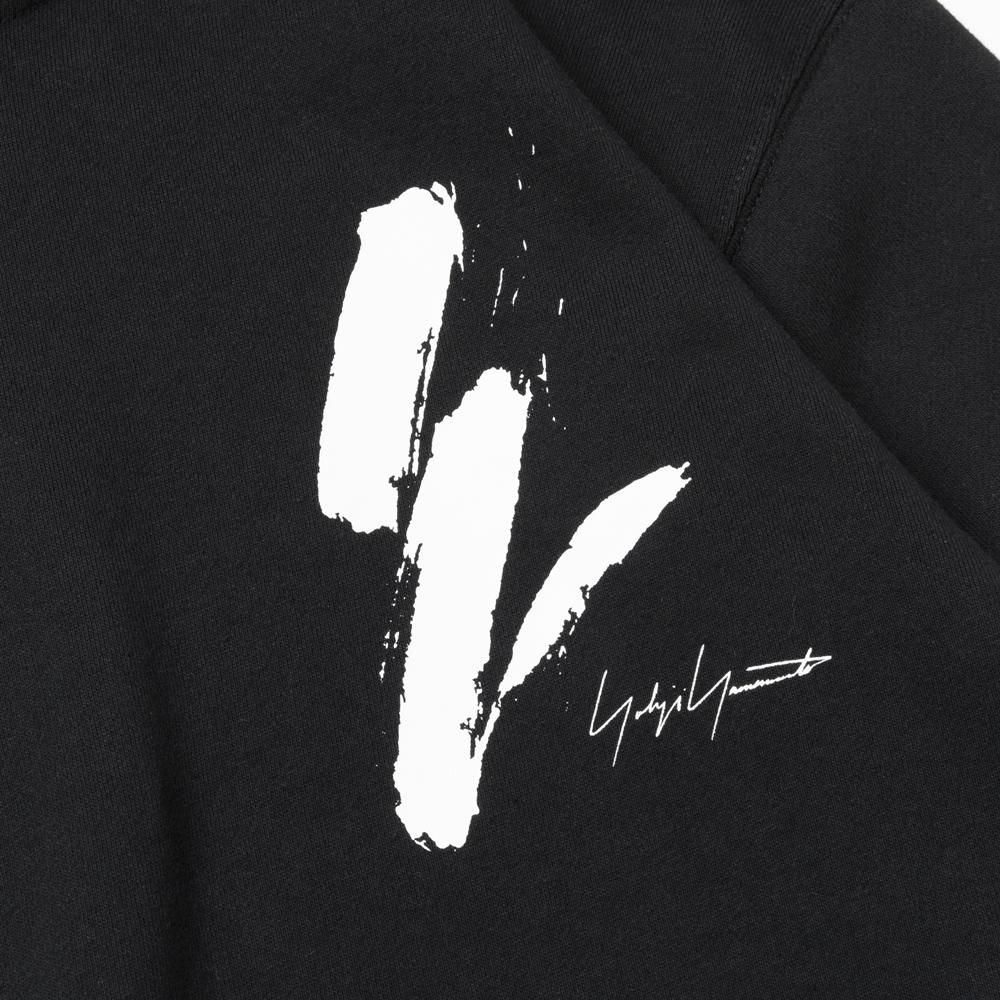 YOHJI YAMAMOTO X NEW ERA | OVERSIZED SWEAT PULLOVER HOODIE YY LOGO / BLACK