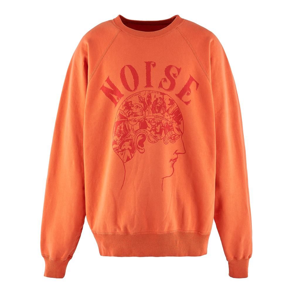 SAINT MXXXXXX | BJ CREW SWEAT SHIRT NOISE / ORANGE