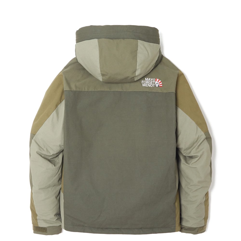 MAYO | FORGET ME NOT EMBROIDERT DOWN JACKET / OLIVE